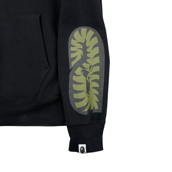Bape X UNDEFEATED Camo Shark Zip Hoodie