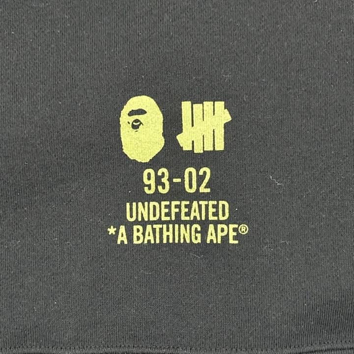 Bape X UNDEFEATED Camo Shark Zip Hoodie