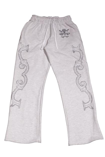 Crystal scale pants (White Melange)