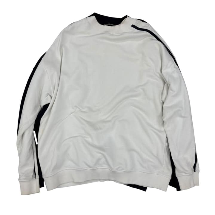 Y/Project AW18 Double Layer Sweatshirt Navy & White