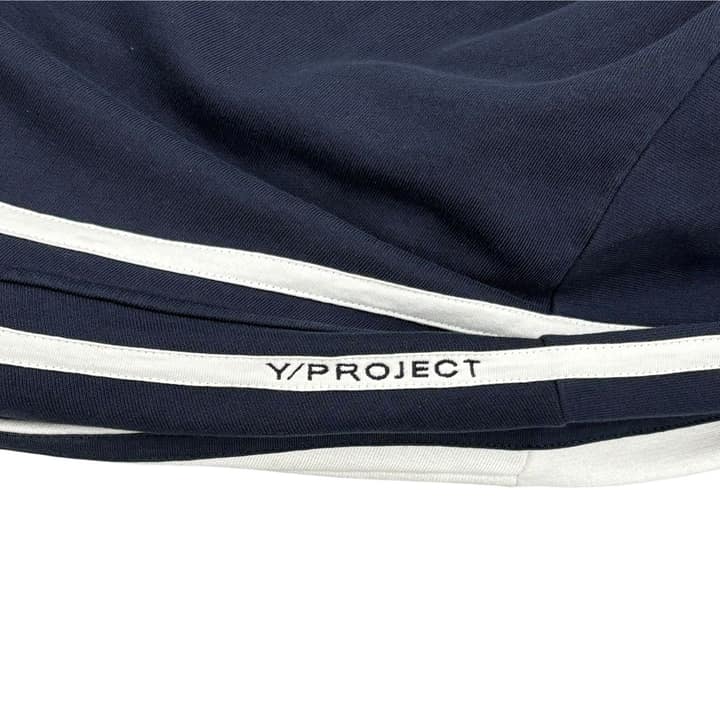 Y/Project AW18 Double Layer Sweatshirt Navy & White