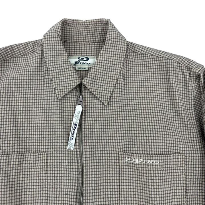 Piko Checked Zip-Up Jacket