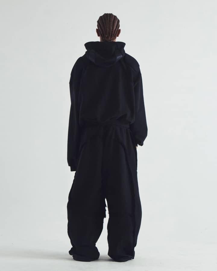DADA PADDED HOODIE WHITE