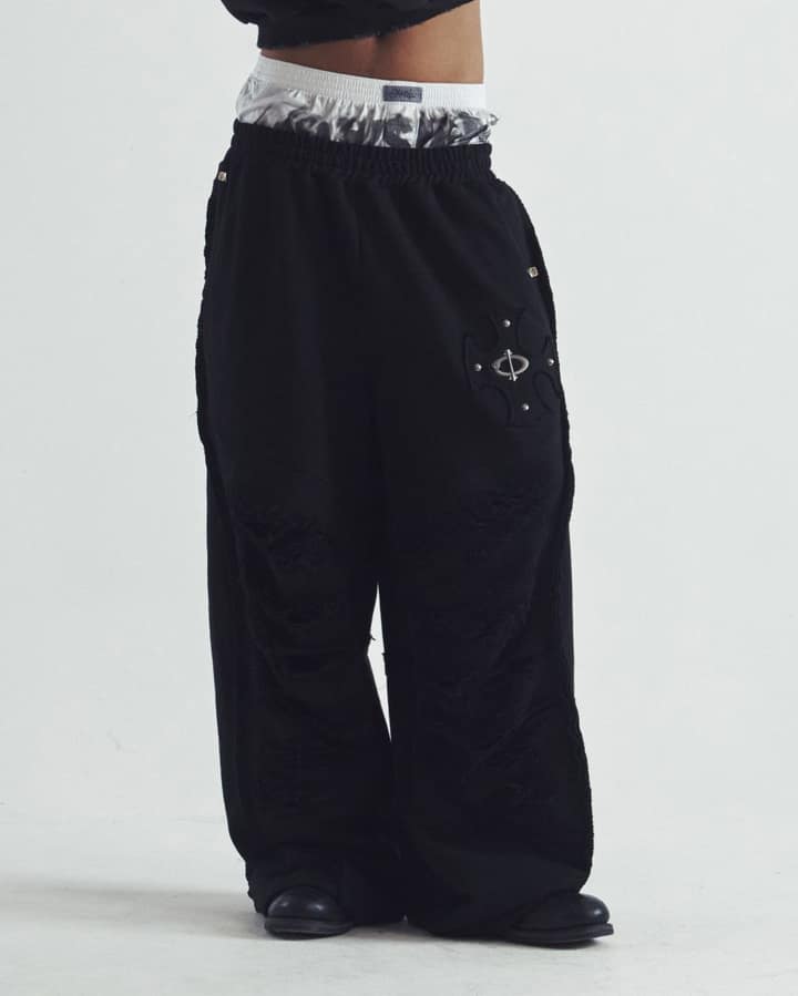 GOYO SWEAT PANTS WHITE