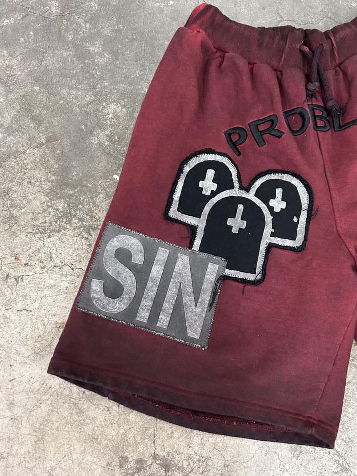 PROBLEMBOY SHORTS RED