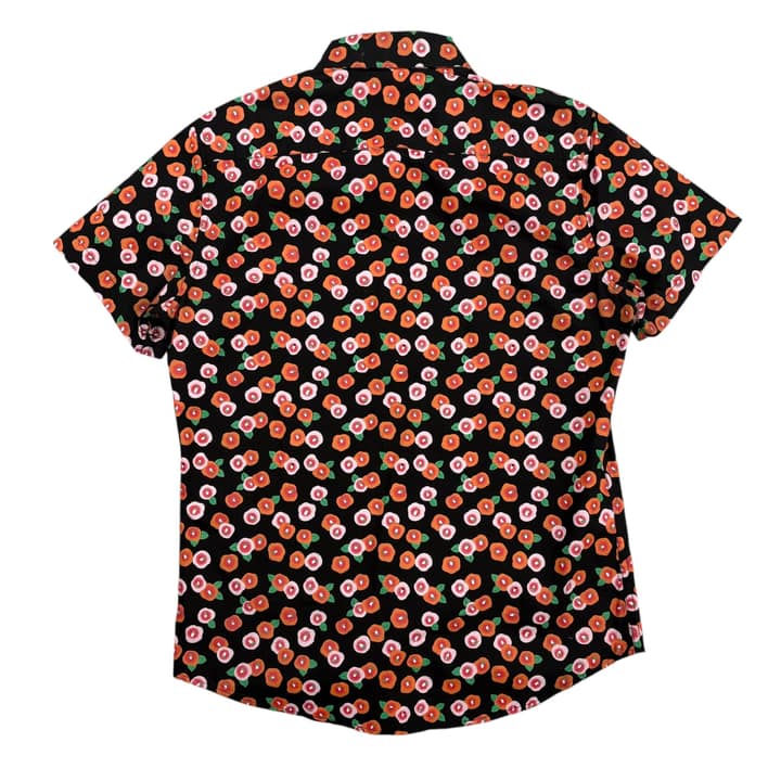 RAF SIMONS Floral Short Sleeve Shirt