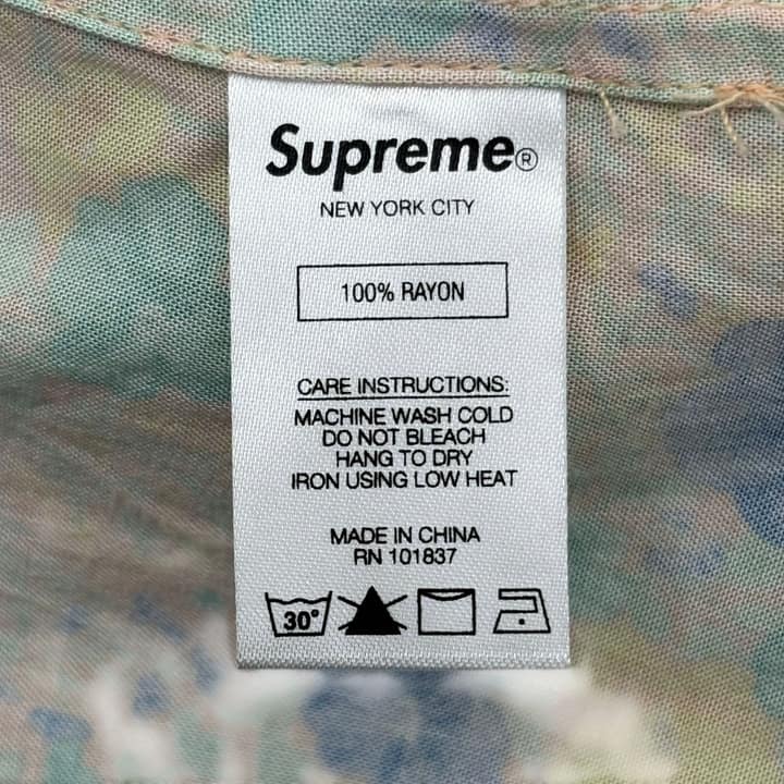 SUPREAM Floral Short Sleeve Shirt