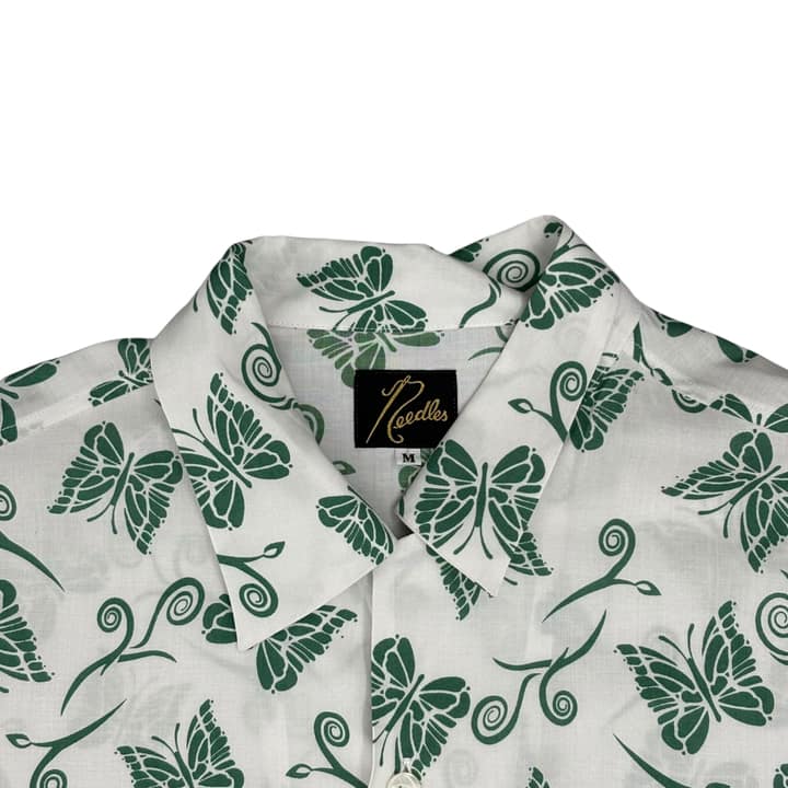 NEEDLES butterfly Short Sleeve Shirt