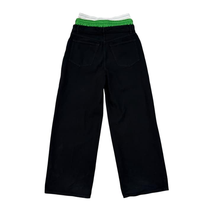 ALEXANDER WANG Wide Leg Layer Jeans