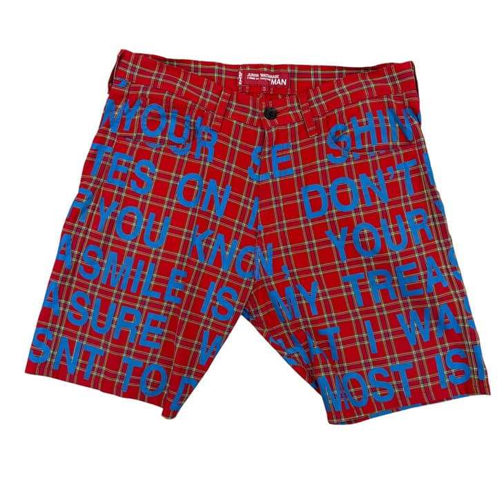 LEVIS X JUNYA WATANABE Plaid Shorts