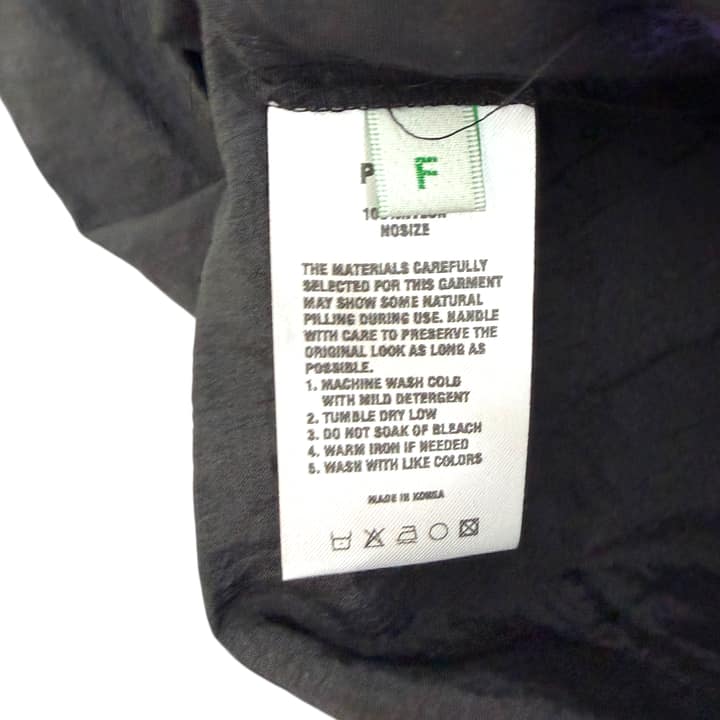 PARACOSM Black Cargo Pants