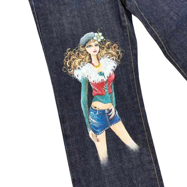 BASIC APPERAL Artistic Denim Jeans