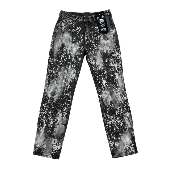 DIESEL Black and White Jeans