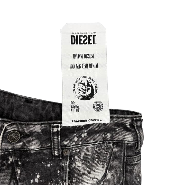 DIESEL Black and White Jeans