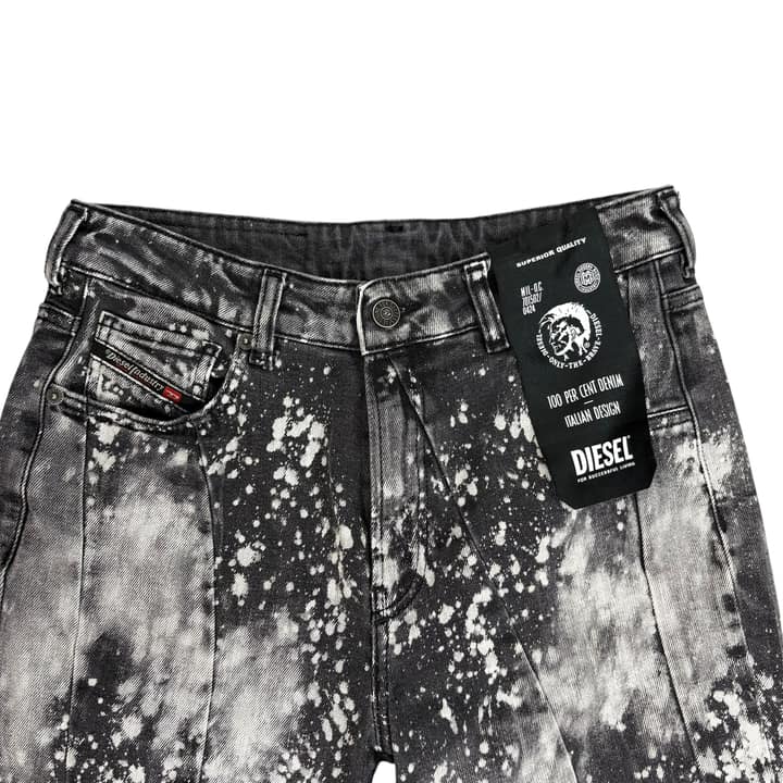 DIESEL Black and White Jeans