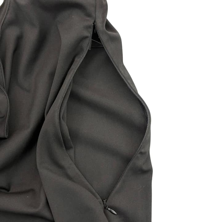 Heliot Emil Black Asymmetrical Top