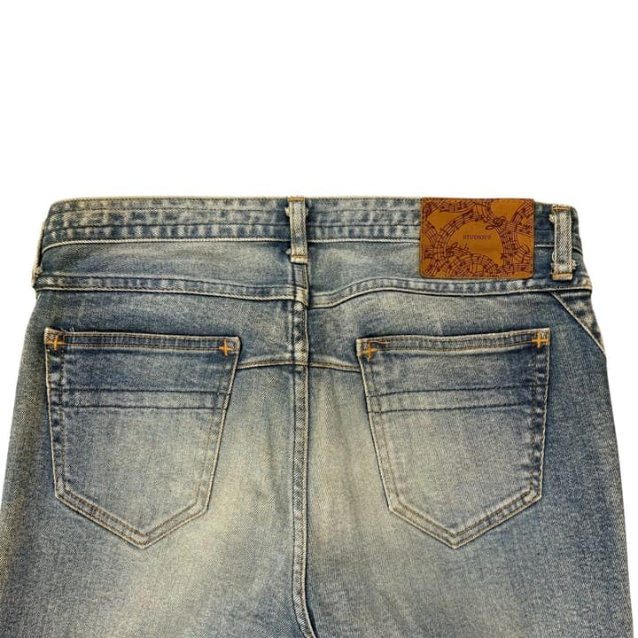 NUMBER NINE Distressed Denim Jeans