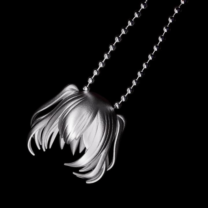 Kami かみ Necklace 「Steel」