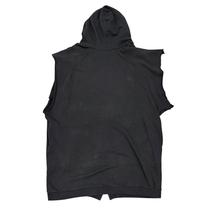 HAIDER ACKERMANN Black Sleeveless Hoodie