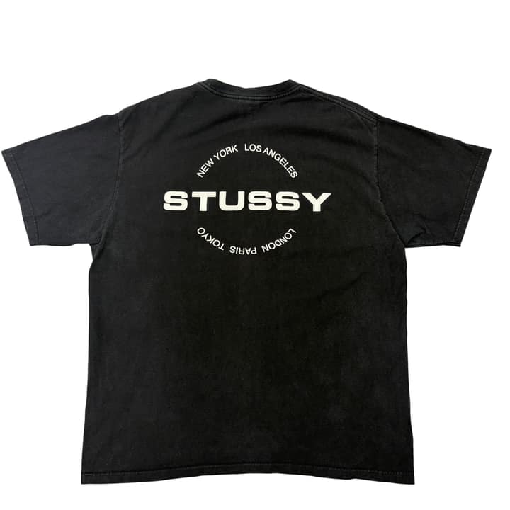 STUSSY Black T-Shirt