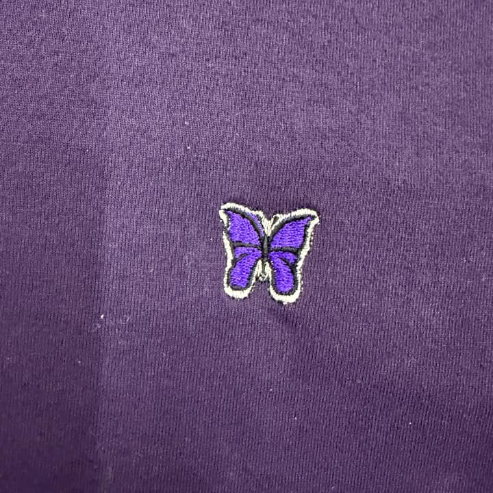 NEEDLES Purple Turtleneck T-Shirt