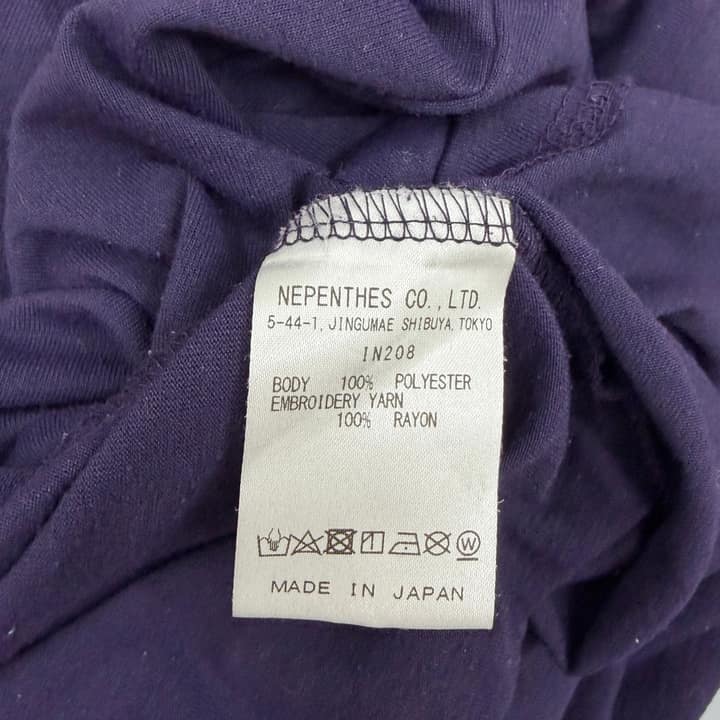 NEEDLES Purple Turtleneck T-Shirt