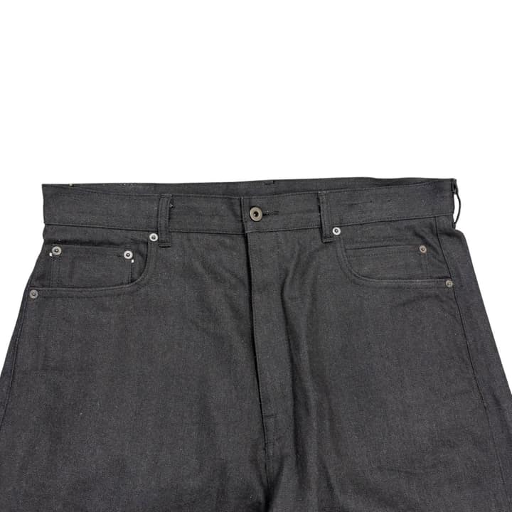 RICK OWENS Wide Leg Selvedge Denim