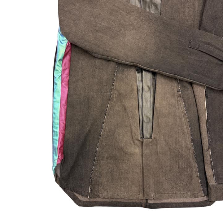 RICK OWENS Coated Detail Denim Jacket