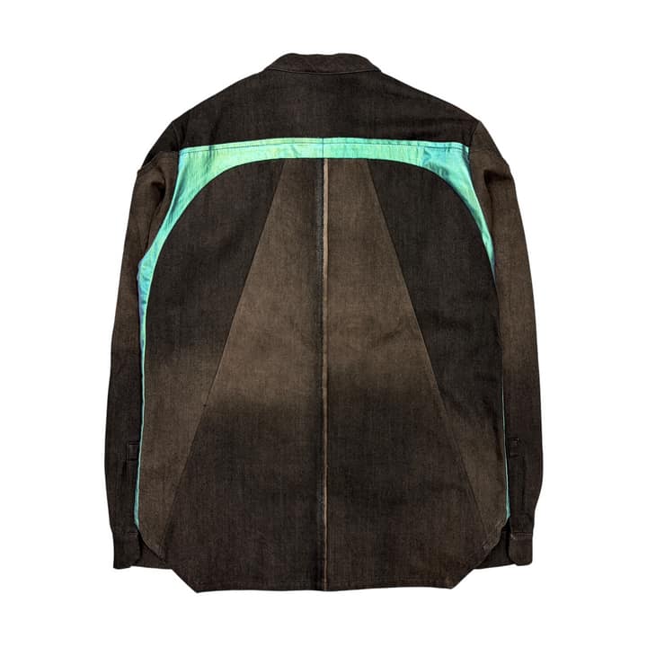 RICK OWENS Coated Detail Denim Jacket