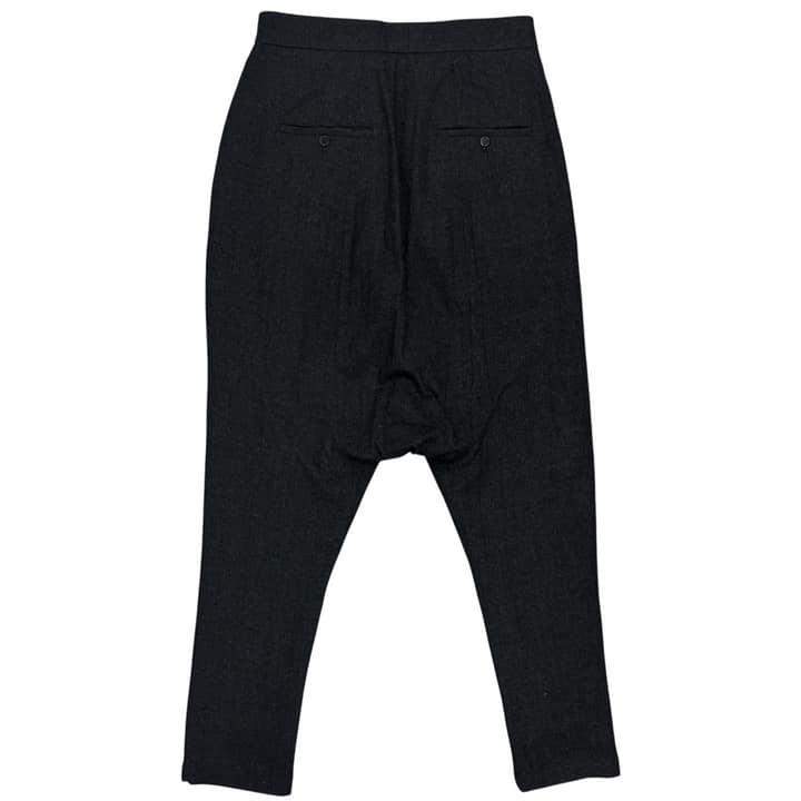 RICK OWENS Black Cropped Pants