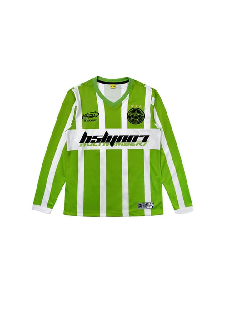  H5LY 스트라이프 축구 긴팔 티셔츠