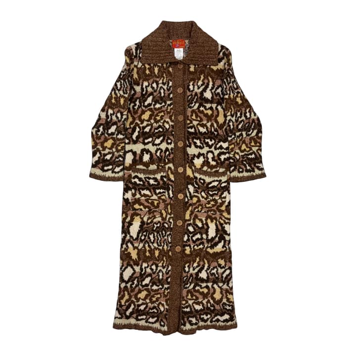 KENZO Leopard Print Cardigan