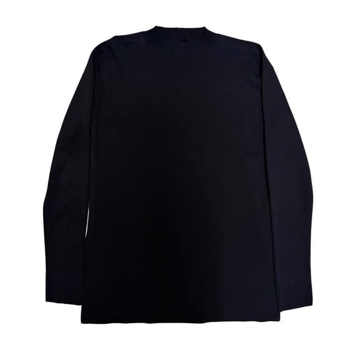 RICK OWENS Black Long Sleeve Shirt