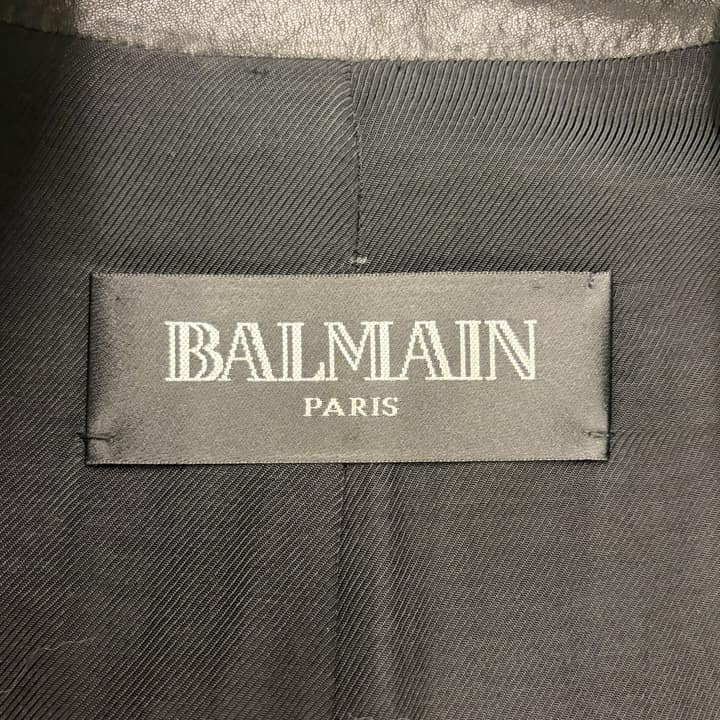 BALMAIN Quilted Leather Vest