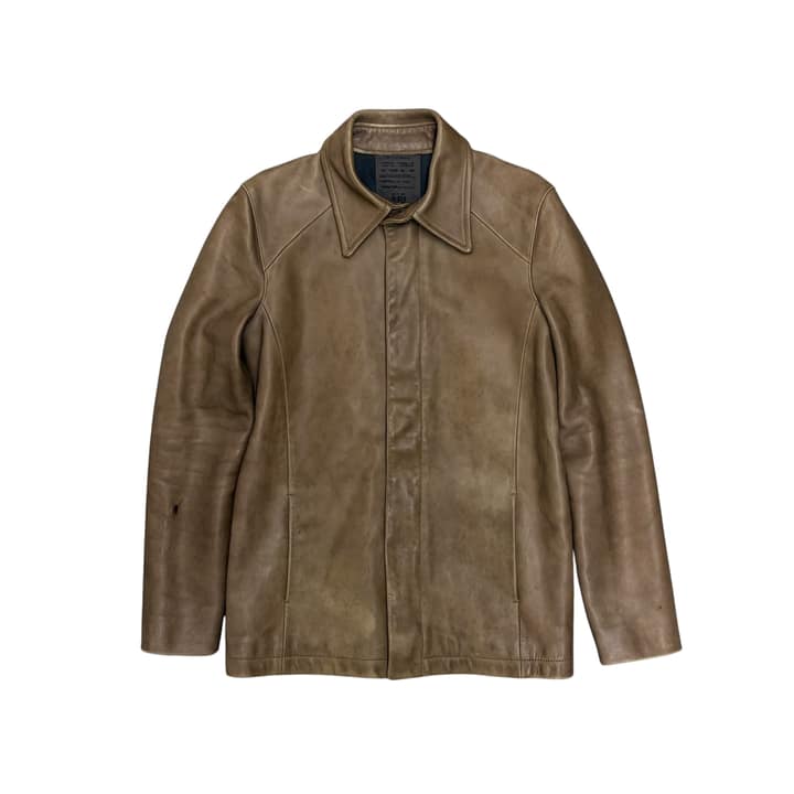 RIP VAN WINKLE Men's Leather Jacket