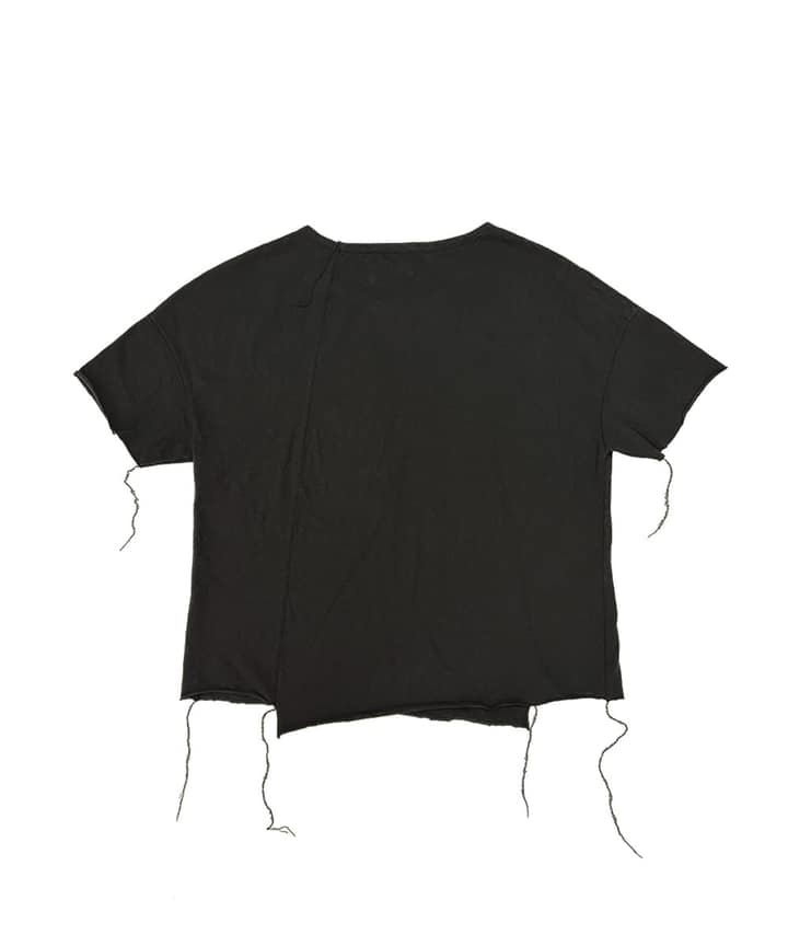 ASYMMETRIC T-SHIRT_BK