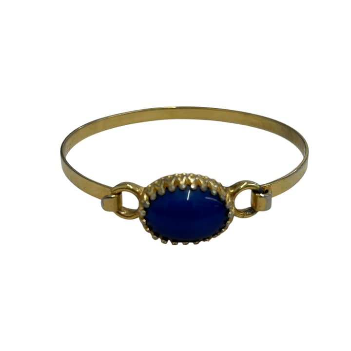 Avon Vintage Blue Stone Bangle