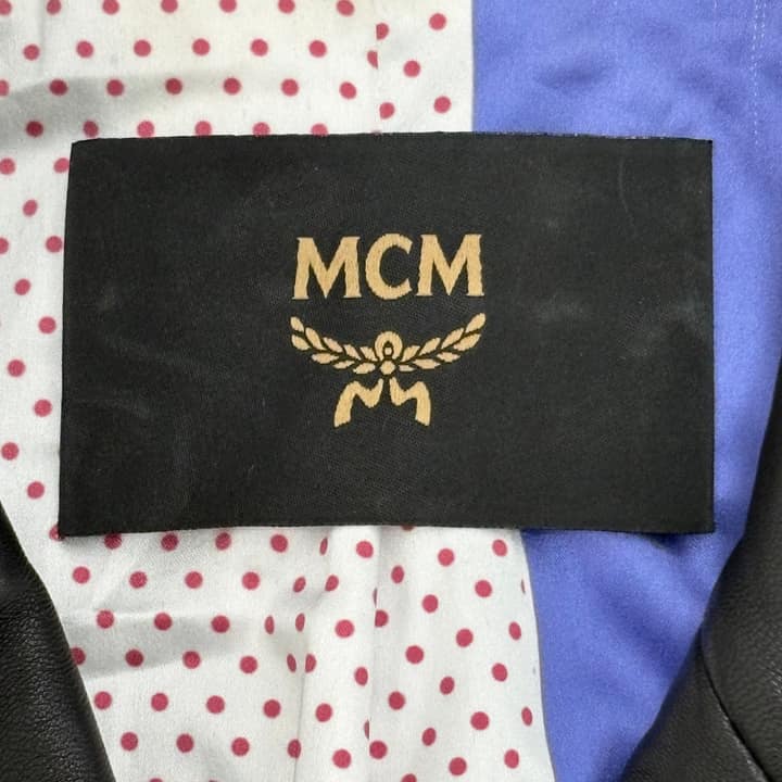MCM Studded Leather Biker Jacket