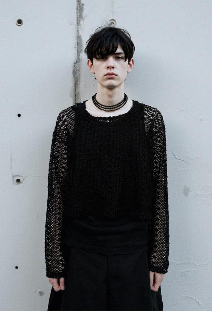 Flower net longsleeve