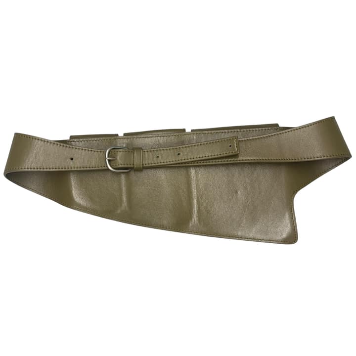 KENZO Multi-Pocket Leather Waist Bag