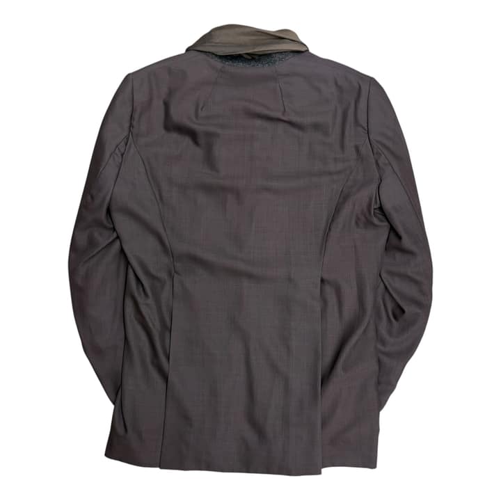 RICK OWENS Ruffle Collar Blazer