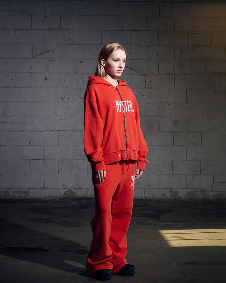 Mysterious Hood Zipup (RED)