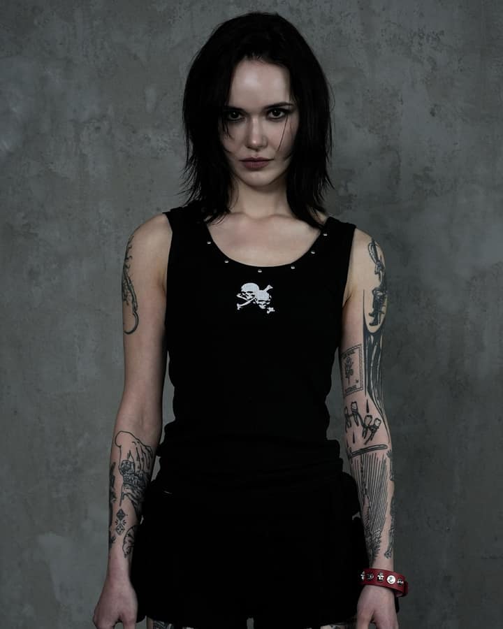 Skull Stud Sleveless