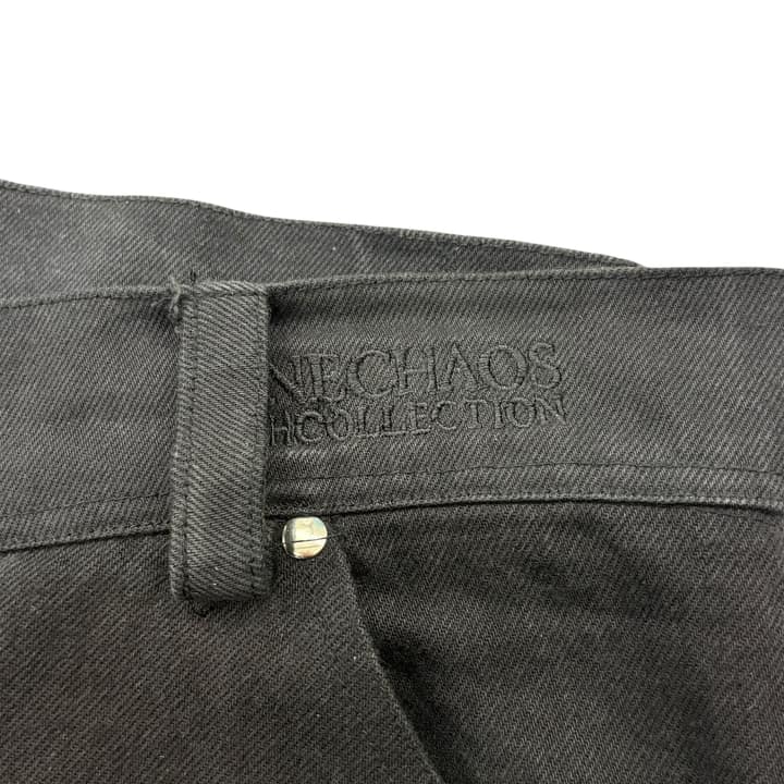 FINE CHAOS Black Zippered Pants