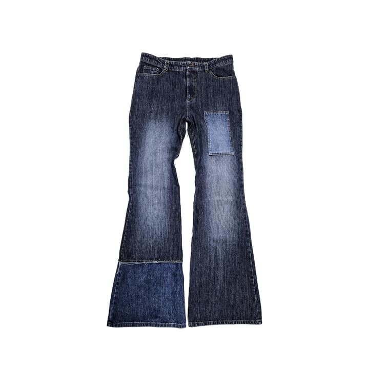 Striped Worker Denim