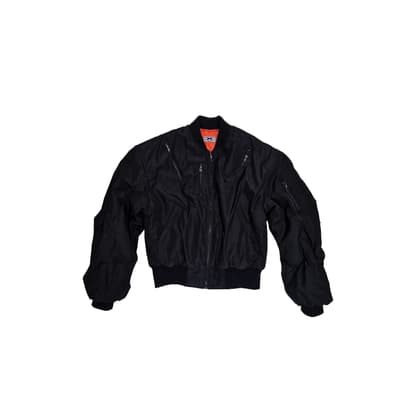 SHELL Bomber Jacket Black