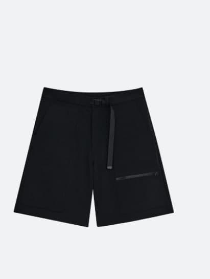 PATCH POCKET SHORTS [BLACK]