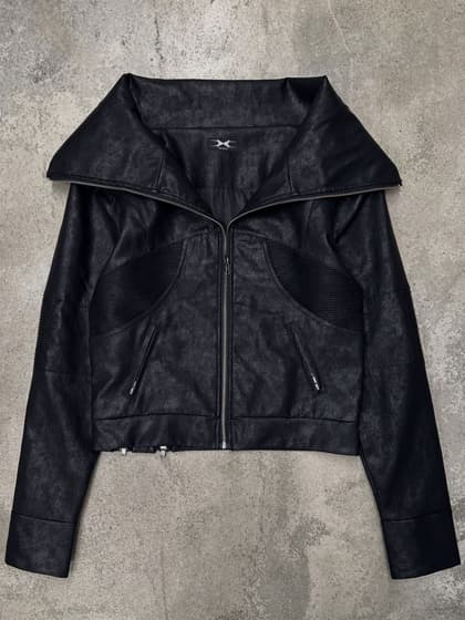 "Creeper" Faux Leather Jacket