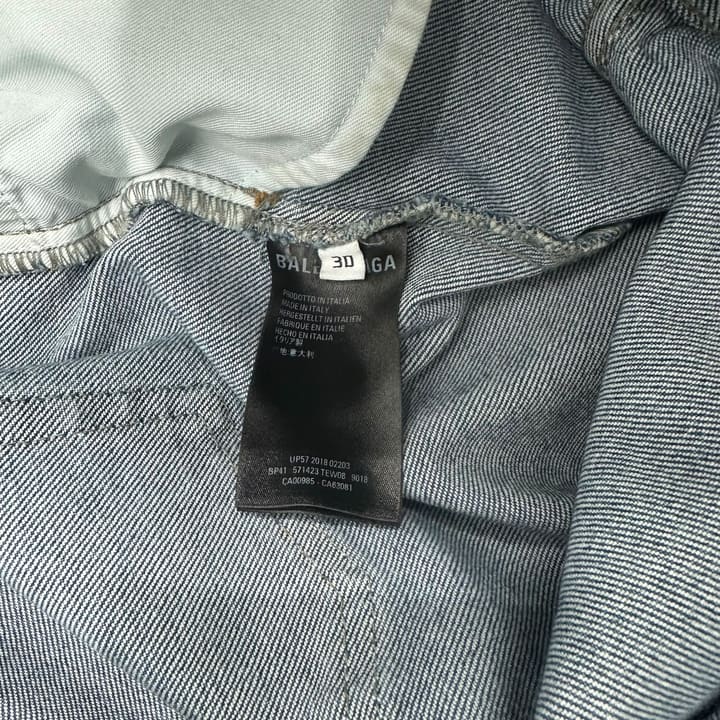 BALENCIAGA Classic Straight Leg Jeans 상세 이미지 7