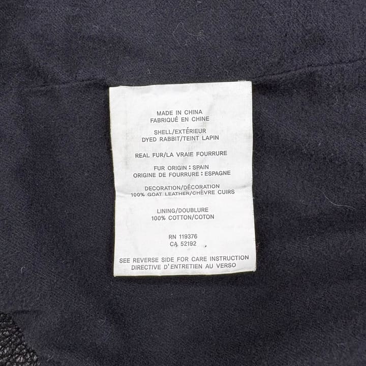 HELMUT LANG goat skin rabbit hair fur hood Vest 상세 이미지 4